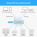 Fosi Audio BT30D Bluetooth 5.0 Stereo Audio Modtager Forstærker 2.1 Kanal Mini Hi-Fi Klasse D Integreret Amp 2X50 Watt