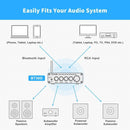 Fosi Audio BT30D-S Bluetooth 5.0 Stereo Audio Modtager Forstærker 2.1 Kanal Mini Hi-Fi Klasse D Integreret Amp 2X50 Watt