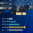 Maiwo KC005A PCI Express x1-kort til 4 eksterne USB-A 3.1 5Gbps