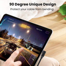 NÖRDIC 1,5 m 10 Gbps 5A strømforsyning PD100W med Emarker USB3.2 Gen2 USB-C til C nylonflettet kabel hurtig opladning