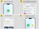 Håndholdt 3-akset telefonstabilisator Foldbar gimbal til iPhone og Android Fokus-hjul og ansigts-/objektsporing