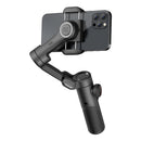 Håndholdt 3-akset telefonstabilisator Foldbar gimbal til iPhone og Android Fokus-hjul og ansigts-/objektsporing