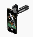 APEXEL 6-i-1 Telefonlinsekit – 22X teleobjektiv, 205° fisheye-linse, 120° vidvinkellinse & 25X makrolinse