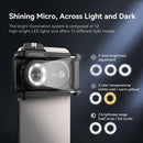 APEXEL Telefon Mikro Linse Nano Zoom til Android/iPhone med LED UV Lys/CPL/Universal Klemme APL-MS200