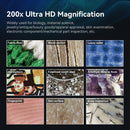 APEXEL Telefon Mikro Linse Nano Zoom til Android/iPhone med LED UV Lys/CPL/Universal Klemme APL-MS200