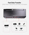 AV Access 4K USB-C & HDMI KVM Switch 4 pc'er 1 skærm, 60W opladning til bærbar computer