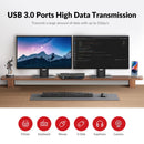 AV Access 8K DisplayPort KVM-switch til to computere til to skærme