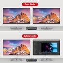 AV Access 8K DisplayPort KVM-switch til to computere til to skærme