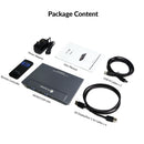 AV Access 8K DisplayPort KVM-switch til to computere til to skærme