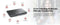 AV Access KD-E10 Dockingstation & KVM Switch for 2 computere til 2 skærme HDMI 4K60Hz, 100W PD, 3 x USB, 1G Ethernet, SD, 3.5 mm AUX Audio EDID