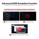 AV Access iDock P10 Dockingstation og KVM-switch 2 til 2, Dual Monitor til Laptop & Desktop, 65W opladning af bærbar computer, Ethernet, EDID, 4K@60Hz, 4xUSB-A, 1xUSB-C, Lyd, SD