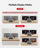 AV Access iDock B30 Dockingstation og KVM-switch 3 til 2, Dual 4K Monitor til laptop + 2st Desktop-PC'er, 4K@60Hz, 5xUSB-A, 1G Ethernet, 65W opladning til laptop, Lyd/Mikrofon, EDID