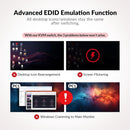 AV Access iDock B30 Dockingstation og KVM-switch 3 til 2, Dual 4K Monitor til laptop + 2st Desktop-PC'er, 4K@60Hz, 5xUSB-A, 1G Ethernet, 65W opladning til laptop, Lyd/Mikrofon, EDID