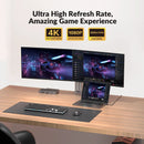 AV Access iDock B10 USB-C KVM-Switch Dockningsstation 2 til 2 for 1 Bærbar & 1 Stationær, 8K@60Hz Dobbelt Skærm, 100W Opladning, USB 3.2, 1G Ethernet