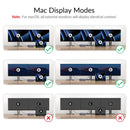 AV Access iDock B23 8K KVM-switch dockingstation 2 til 3, stationær + bærbar computer til tre skærme, (100W PD), 12-i-1, 8K@60Hz/4K@165Hz/1440P@240Hz