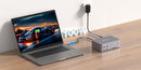 AV Access iDock B23 8K KVM-switch dockingstation 2 til 3, stationær + bærbar computer til tre skærme, (100W PD), 12-i-1, 8K@60Hz/4K@165Hz/1440P@240Hz