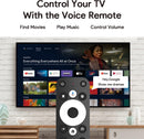 Android Google TV-certificeret 4K-streamer, mediaplayer-box med stemmeassistent, fjernbetjening, indbygget Chromecast og smart home-kontrol