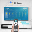 Android Google TV-certificeret 4K-streamer, mediaplayer-box med stemmeassistent, fjernbetjening, indbygget Chromecast og smart home-kontrol