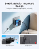 Anker Nano 70W USB-C oplader, 3-port strømadapter med ultrahurtig 70W opladning