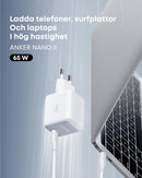 Anker Nano II 65W USB C Charger Power Supply with Fast Charging Power, GaN II Technology