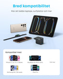Anker Zolo Ultra Fast 70W USB-C 4-Port oplader, kompakt og stabil til iPhone 16/15, MacBook Air, iPad, Pixel, Galaxy