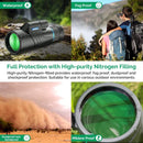 Apexel HD Monocular 10-20x50 HD Zoom Telescope BAK4/FMC Waterproof Lightweight With Low Night Vision for Hiking Bird Watching Camping Wildlife Animals