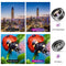 Apexel Mobiltelefon Linsekit 2-i-1 Linsekit 120° Vidvinkel 10X Makrolinse