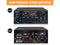 Bluetooth 5,0 stereoforstærkeren 60 + 60W RMS forstærker 2 mikrofonindgang digital audio karaoke