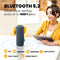 Bluetooth-højttaler 36W bærbar højttaler med stereolydbase, Bluetooth 5.3 trådløs IP7x vandtæt højttaler Blå