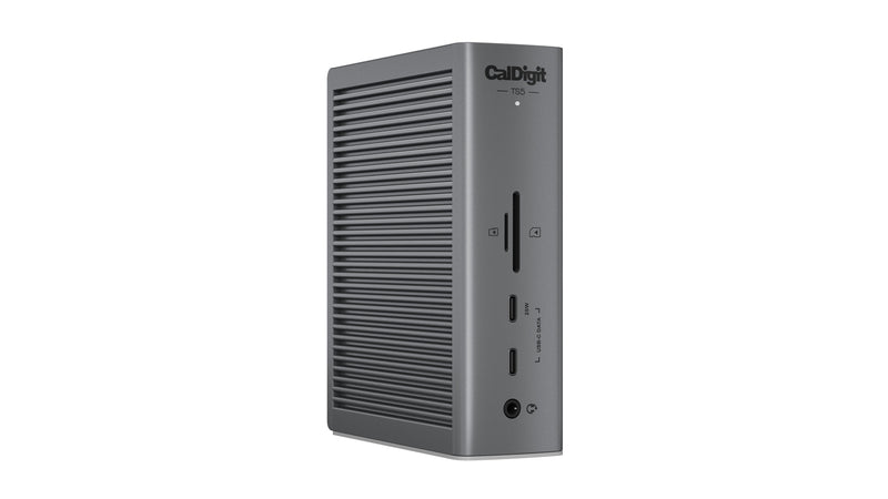 CalDigit TS5 - 15 Porte Thunderbolt 5 Dockningsstation, 140W Opladning, 4X Thunderbolt 5, 4x 10Gb/s USB Porte