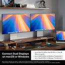 CalDigit TS5 Plus - 20 Porte Thunderbolt 5 Dockningsstation, 140W Opladning, 3X 80Gb/s Thunderbolt 5, 10x 10Gb/s USB Porte