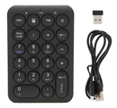 DELTACO Trådløst 2,4GHz tilbageladningsbar knappsats, 22 knapper