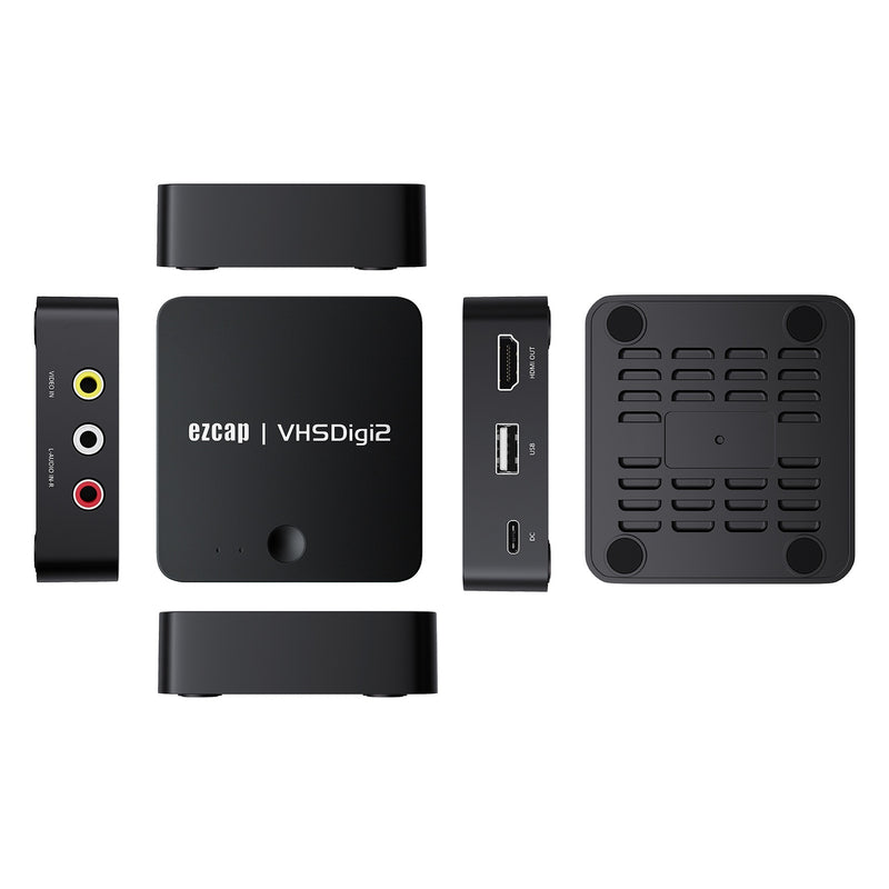 EZCAP181P Lyd- og videooptagerboks VHS VCR DVD-konverter til mp4