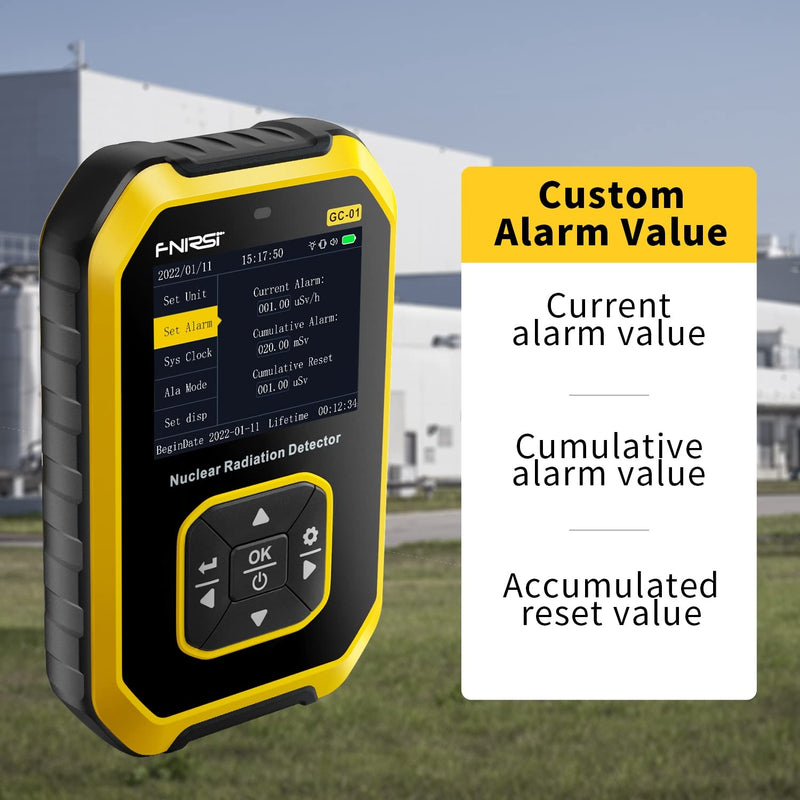 FNIRSI GC-01 Geigermåler - Dosimeter med LCD Display