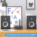 Fosi Audio BT10A Bluetooth 5.0 Stereo Audio Amplifier Receiver 2 Channel Class D Mini Hi-Fi integreret forstærker til passive hjemmehøjttalere 50W x 2 TPA3116