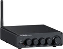 Fosi Audio Hi-Fi Bluetooth 5.0 Stereo Audio Receiver Forstærker 2.1 Channel Mini Class D Integreret Amp 2X165W