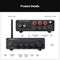 Fosi Audio Hi-Fi Bluetooth 5.0 Stereo Audio Receiver Forstærker 2.1 Channel Mini Class D Integreret Amp 2X165W
