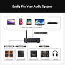 Fosi Audio Hi-Fi Bluetooth 5.0 Stereo Audio Receiver Forstærker 2.1 Channel Mini Class D Integreret Amp 2X165W