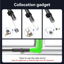 Industrial Endoscope, 10m double lens 4.3" IPS Digital 1080P HD Camera with 8 LED Lights, IP67 Waterproof Snake Camera