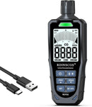 NÖRDIC Kulilte-detektor med LCD-skærm, bærbar CO-detektor til hjem, camping, udendørs