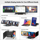 Laptop Screen Extender Ultra Thin Lightweight 14" FHD 1080P IPS Dual Screen