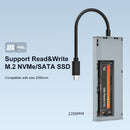 MAIWO 1 til 6 dockingstation 1xNVMe/SATA 1xHDMI 4K60Hz, 2xUSB-A 1xUSB-C 5Gbps 1xUSB-C PD100W