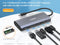 MAIWO 1 til 6 dockingstation 1xNVMe/SATA 1xHDMI 4K60Hz, 2xUSB-A 1xUSB-C 5Gbps 1xUSB-C PD100W