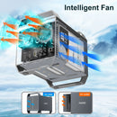 MAIWO 4-bay DAS-design til 3,5” SATA HDD med 2 køleblæsere, USB‑C & 10 Gbps hastighed, ingen RAID