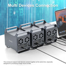 MAIWO 4-bay DAS-design til 3,5” SATA HDD med 2 køleblæsere, USB‑C & 10 Gbps hastighed, ingen RAID