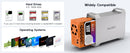 MAIWO 2-bay SATA RAID kabinet til 3,5" HDD, lynhurtig 5Gbps, RAID 1/0/JBOD, 2x30TB