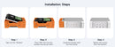 MAIWO 2-bay SATA RAID kabinet til 3,5" HDD, lynhurtig 5Gbps, RAID 1/0/JBOD, 2x30TB