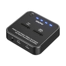 Maiwo K3016AN NVMe-kloner M.2-duplicator til PCIe NVMe M-Key SSD, 16Gbps kloningshastighed, adgang til to SSD'er samtidigt