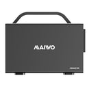 Maiwo K35274A Quad Bay 3,5" SATA HDD-kabinet USB-C Gen2 10G Windows 10/11 MacOS