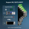 MAIWO SATA M.2 SSD Klon docking 1 til 4 B&M Key 5Gbps